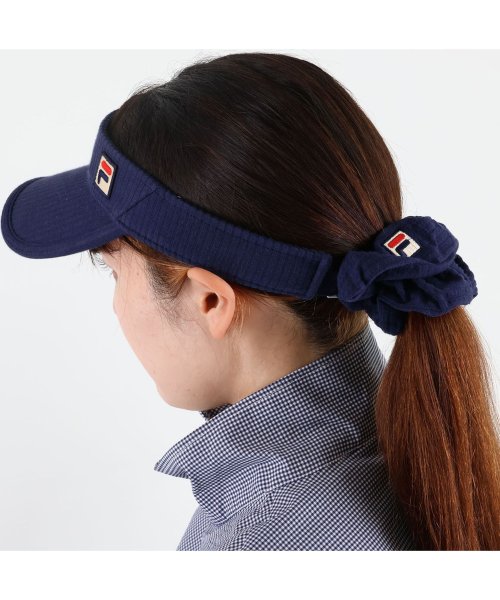 FILA（ZETT Ladies）(フィラ（ゼット　レディース）)/【テニス】サッカーストライプ サンバイザー レディース/img07