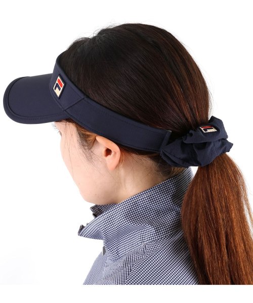 FILA（ZETT Ladies）(フィラ（ゼット　レディース）)/【テニス】ドライサッカーギンガム シュシュ レディース/img02