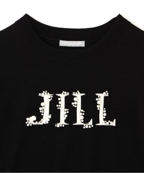 JILL by JILL STUART(ジル バイ ジル スチュアート)/半袖ロゴジャガードビジューニット/img07