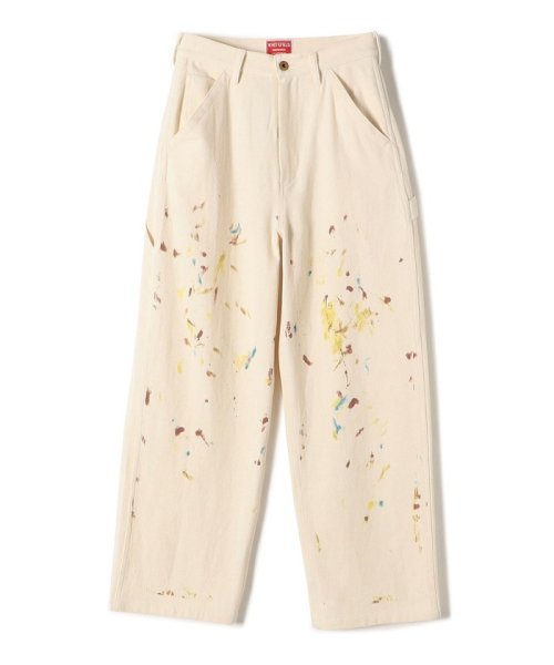 【SHIPS別注】WHITE FIELD:〈洗濯機可能〉ペインター パンツ WHITE FIELD L1236880756(9510円)