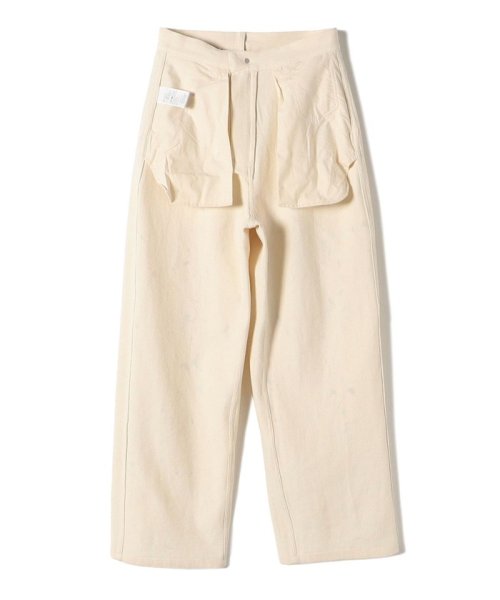 【SHIPS別注】WHITE FIELD:〈洗濯機可能〉ペインター パンツ WHITE FIELD L1236880756(9510円)