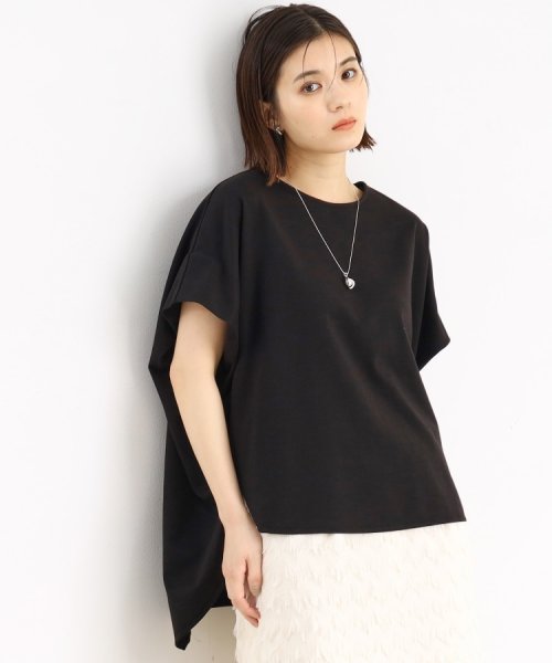 THE SHOP TK(ザ　ショップ　ティーケー)/【魅せる体形カバー服】さらさらフレア袖Tシャツ/手洗い可/img09