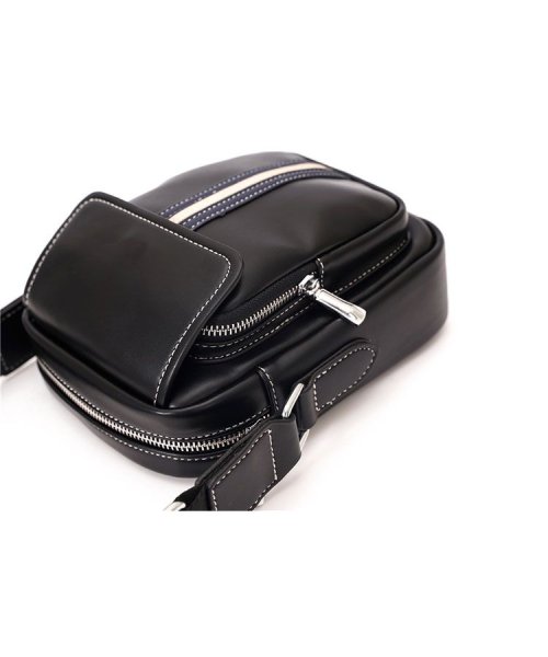 SVEC(シュベック)/ミニショルダーバッグ メンズ 縦型 かっこいい ミニショルダー ショルダーバッグ 斜めがけ 小さめ おしゃれ 多収納 大人 肩掛け ポーチ バッグ 鞄 かばん /img15