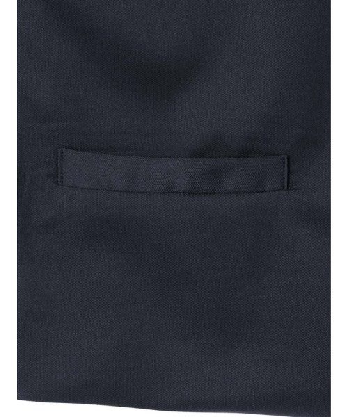 mizuiro ind ポケット付きクルーネックベスト 