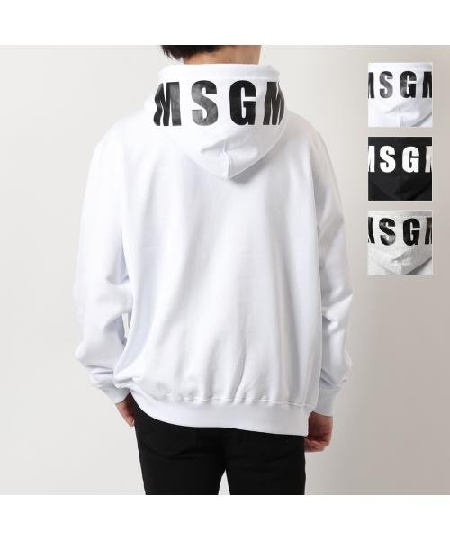 MSGM(MSGM)/MSGM プルオーバー パーカー MM535 フードロゴ/img01