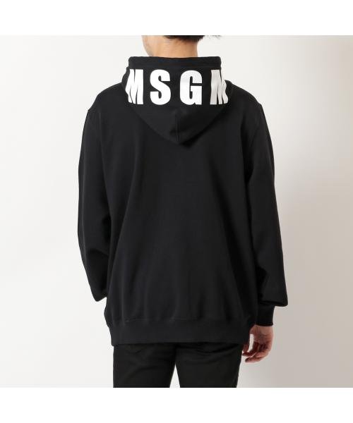 MSGM(MSGM)/MSGM プルオーバー パーカー MM535 フードロゴ/img03