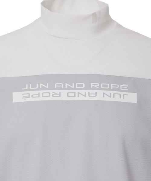 JUN and ROPE(ジュン＆ロペ)/【UV】【吸水速乾】ストレッチメッシュ半袖モックネックシャツ/img09