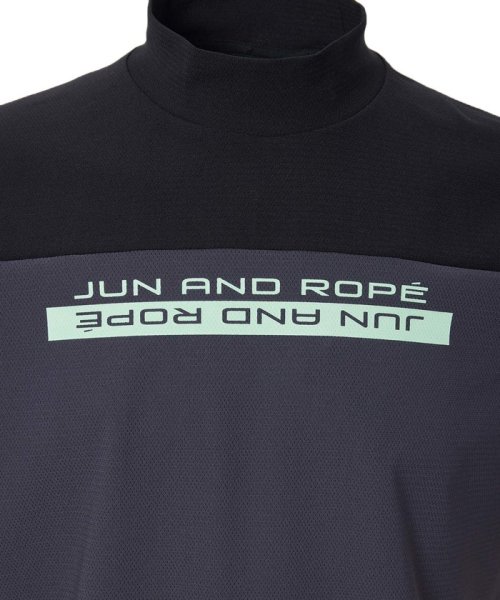 JUN and ROPE(ジュン＆ロペ)/【UV】【吸水速乾】ストレッチメッシュ半袖モックネックシャツ/img11
