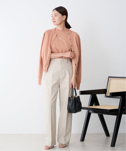 ハイウエストワイドストレート トラウザーズ 