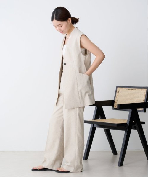 ハイウエストワイドストレート トラウザーズ 