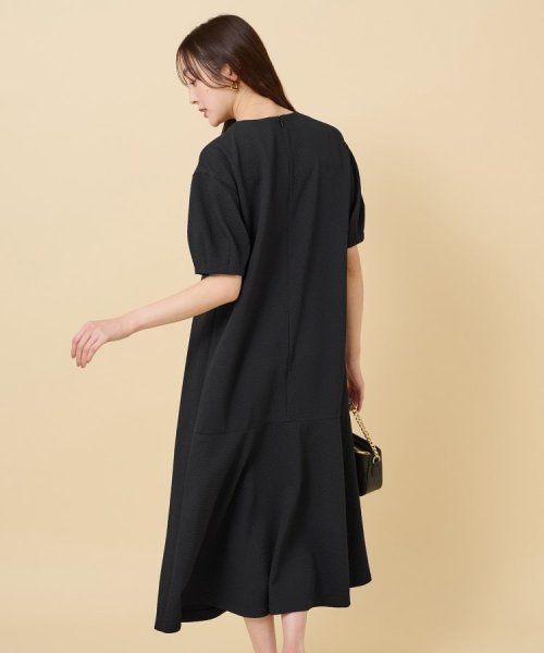 【夏ワンピ／ストレッチ／清涼感】フレアマキシワンピース 