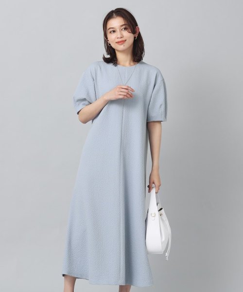 【夏ワンピ／ストレッチ／清涼感】フレアマキシワンピース 