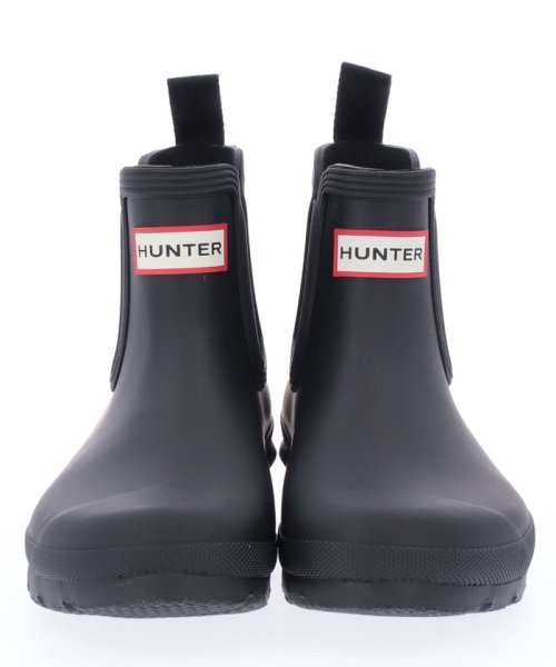 レディース オリジナル チェルシー ハンター トリ カラー ロゴ バックストラップ ブーツ 