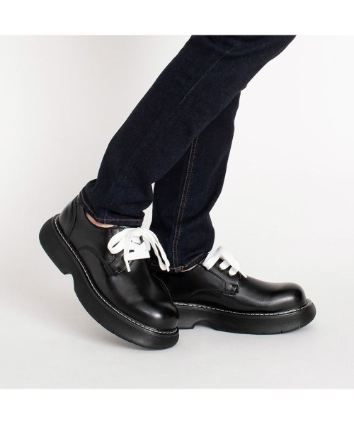 SVEC(シュベック)/靴 厚底 メンズ 黒 カジュアルシューズ おしゃれ ブランド SVEC シュベック ダービーシューズ オックスフォードシューズ レースアップシューズ 革靴 韓国/img13