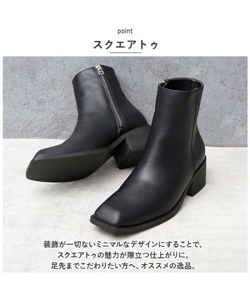 BACKYARD FAMILY(バックヤードファミリー)/glabella SQUARE TOE HEEL BOOTS/img04