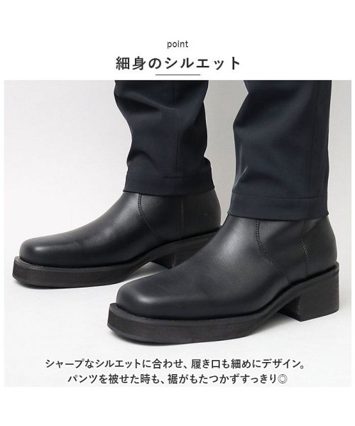 BACKYARD FAMILY(バックヤードファミリー)/glabella SQUARE TOE BOOTS/img05