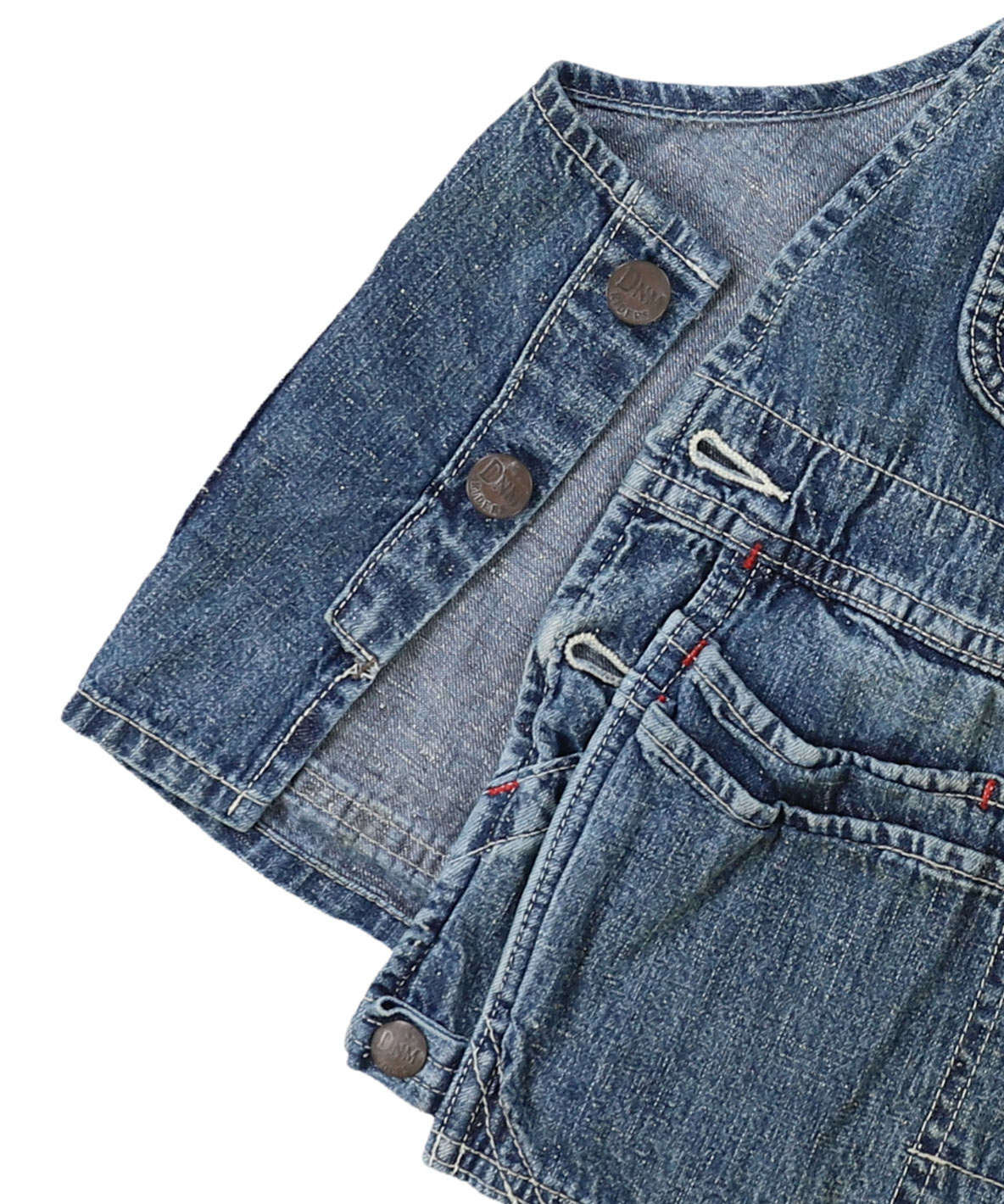 デニムダンガリー DENIM DUNGAREE 8ozデニム アウトドアベスト