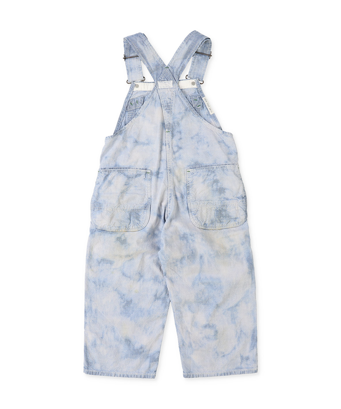デニムダンガリー DENIM DUNGAREE ピンチェックオーバーオール