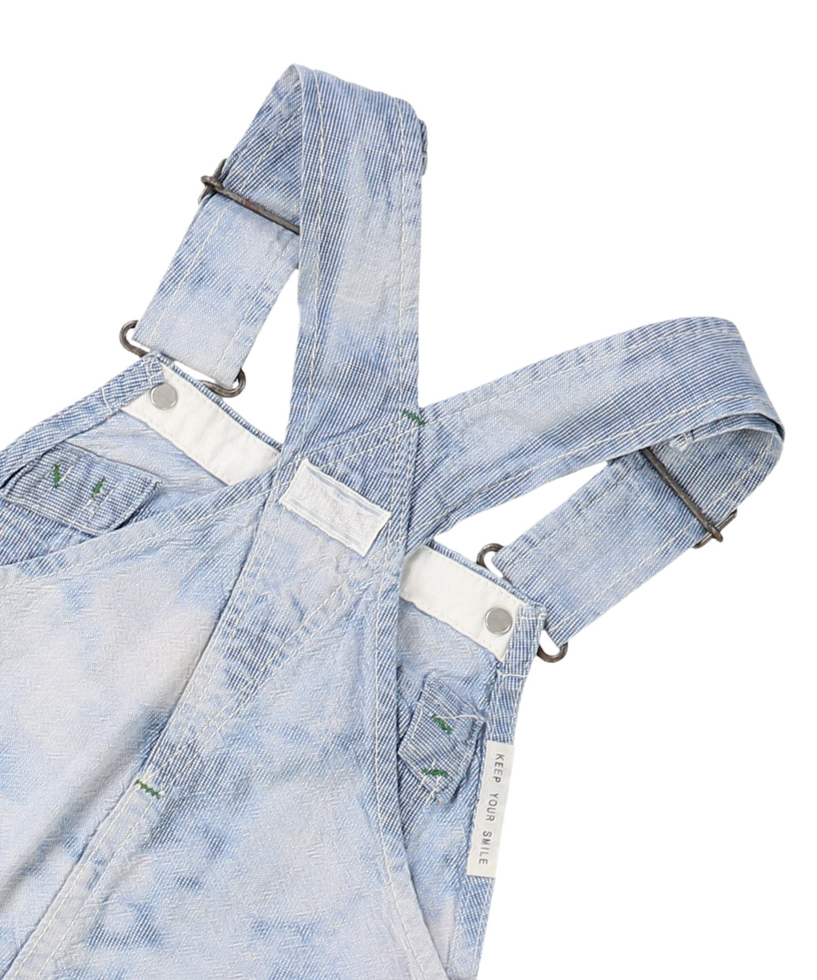 デニムダンガリー DENIM DUNGAREE ピンチェックオーバーオール