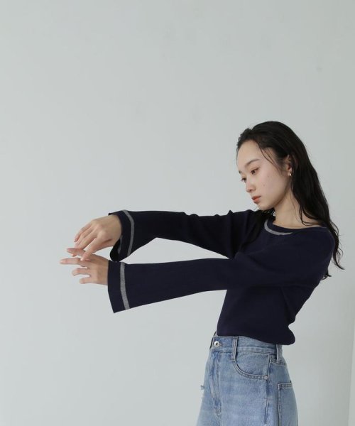 シアーラインフレアカフスニット 人気・おすすめ｜使いやすい・旅行におすすめ 品質保証 全国発送 在庫限り