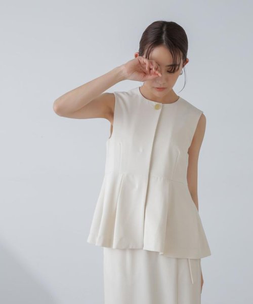 多機能素材ペプラムジレ(セットアップ可） 人気・おすすめ｜多用途・生活用品におすすめ キャンペーン中 即納 国内在庫管理・迅速発送・安心対応