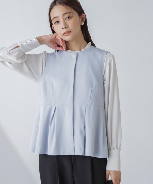 多機能素材ペプラムジレ(セットアップ可） 人気・おすすめ｜多用途・生活用品におすすめ キャンペーン中 即納 国内在庫管理・迅速発送・安心対応