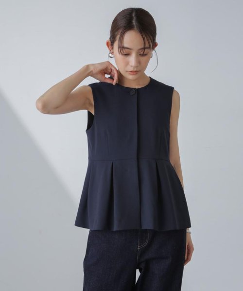 多機能素材ペプラムジレ(セットアップ可） 人気・おすすめ｜多用途・生活用品におすすめ キャンペーン中 即納 国内在庫管理・迅速発送・安心対応