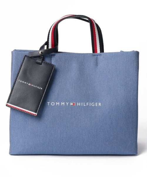 TOMMY HILFIGER(トミーヒルフィガー)/ミディアムデニムショッパートートバッグ/img11