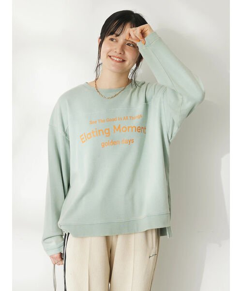 CRAFT STANDARD BOUTIQUE(クラフトスタンダードブティック)/ミニ裏毛パウダー加工PT P/O L/S/img11