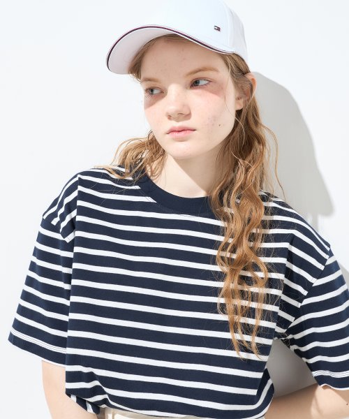 TOMMY HILFIGER(トミーヒルフィガー)/リラックスライトコットンインターロックTシャツ/img03