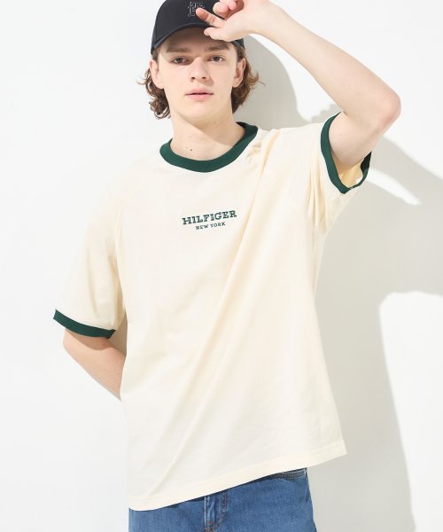 TOMMY HILFIGER(トミーヒルフィガー)/モノタイプリンガーTシャツ/img02