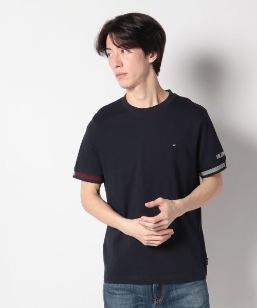 TOMMY HILFIGER(トミーヒルフィガー)/フラッグカフTシャツ/img15