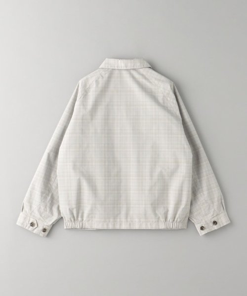 アブストラクト チェック ジップ ブルゾン B90 W62 H86