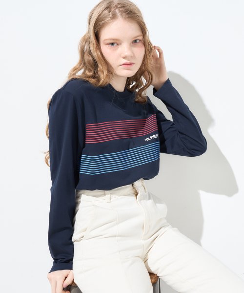 TOMMY HILFIGER(トミーヒルフィガー)/チェストヒルフィガー85ロングスリーブTシャツ/img06