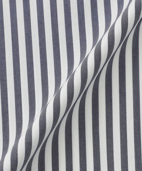 【ウォッシャブル】【はっ水】【UV対策】タイプライターストライプシャツワンピース ウォッシャブル はっ水 UV対策