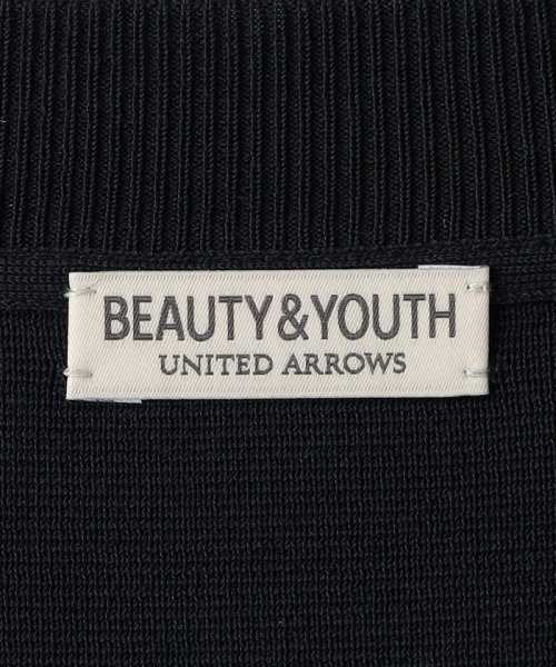 BEAUTY&YOUTH UNITED ARROWS(ビューティーアンドユース　ユナイテッドアローズ)/ハイブリッド ミラノリブ Vネック カーディガン ‐ウォッシャブル‐/img21