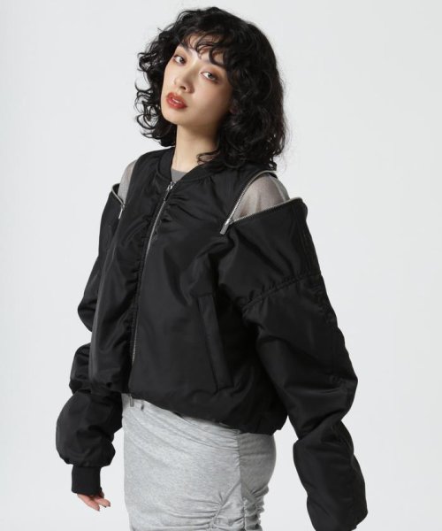 RoyalFlash(ロイヤルフラッシュ)/MAISON SPECIAL/メゾンスペシャル/Shoulder Zip Nylon Blouson/img10