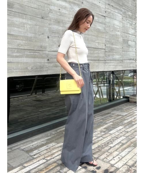 【pierre cardin】タックワイドチノパンツ cardin 予めご了承ください