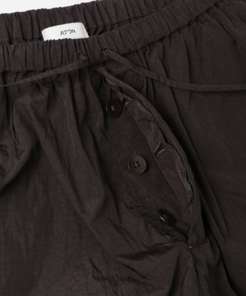 ATON　HAND DYED NYLON OVER PANTS 