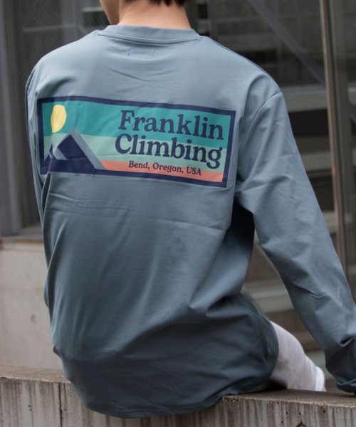GLOSTER(GLOSTER)/【限定展開】【Franklin Climbing/フランクリンクライミング】バックプリントロンTee/img25