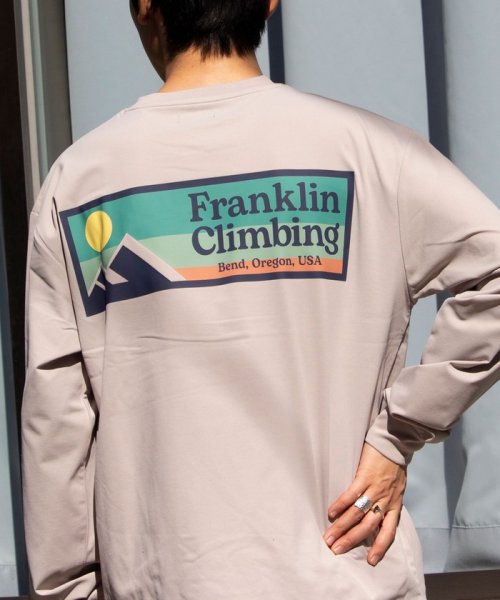 GLOSTER(GLOSTER)/【限定展開】【Franklin Climbing/フランクリンクライミング】バックプリントロンTee/img41