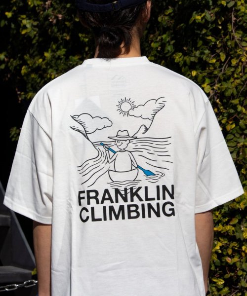 GLOSTER(GLOSTER)/【限定展開】【Franklin Climbing/フランクリンクライミング】 バックプリント カヌーグラフィックTシャツ/img09