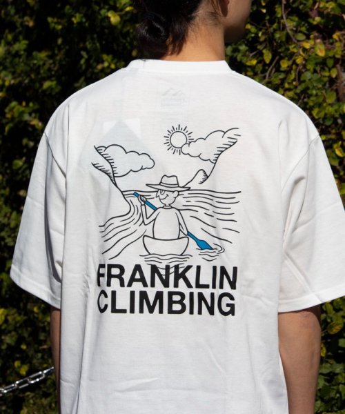GLOSTER(GLOSTER)/【限定展開】【Franklin Climbing/フランクリンクライミング】 バックプリント カヌーグラフィックTシャツ/img10
