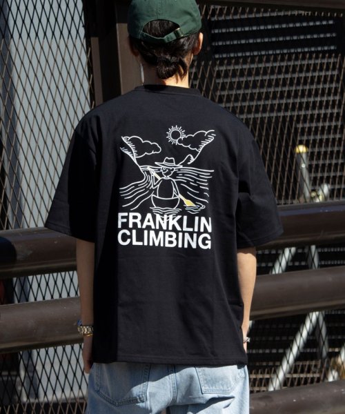 GLOSTER(GLOSTER)/【限定展開】【Franklin Climbing/フランクリンクライミング】 バックプリント カヌーグラフィックTシャツ/img22