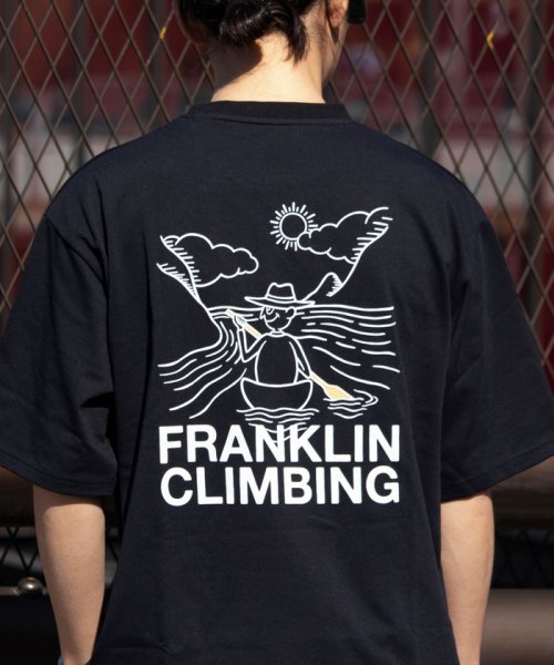 GLOSTER(GLOSTER)/【限定展開】【Franklin Climbing/フランクリンクライミング】 バックプリント カヌーグラフィックTシャツ/img26