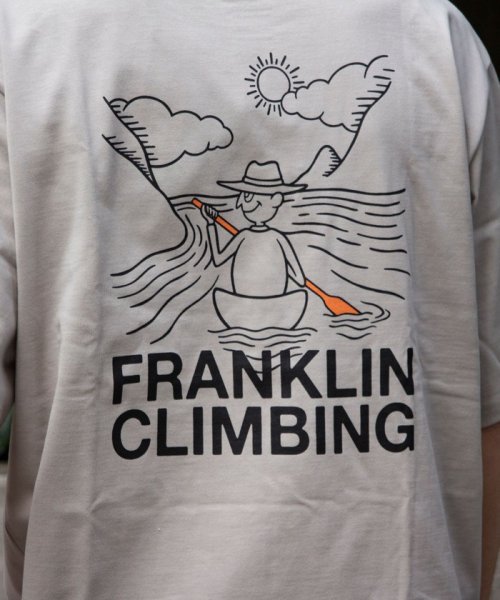 GLOSTER(GLOSTER)/【限定展開】【Franklin Climbing/フランクリンクライミング】 バックプリント カヌーグラフィックTシャツ/img37