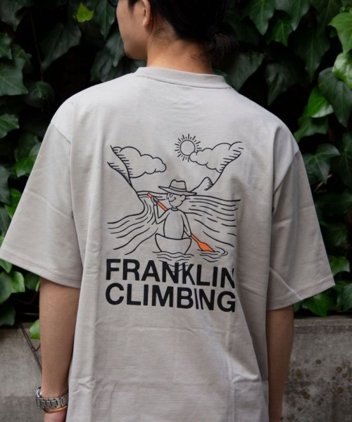 GLOSTER(GLOSTER)/【限定展開】【Franklin Climbing/フランクリンクライミング】 バックプリント カヌーグラフィックTシャツ/img38