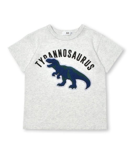 WASK(ワスク)/【速乾】恐竜サガラワッペン天竺Tシャツ(100~160cm)/img09