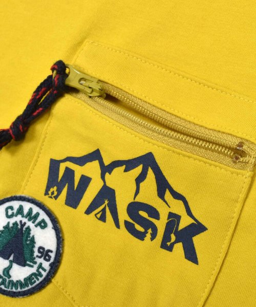 WASK(ワスク)/【速乾】キャンプワッペンアウトドア天竺Tシャツ(100~160cm)/img07