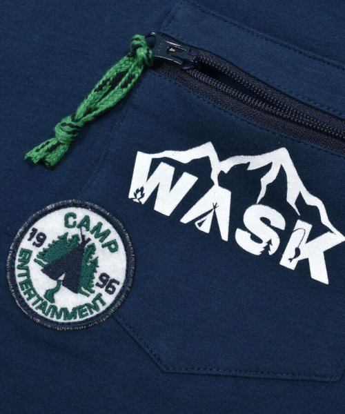 WASK(ワスク)/【速乾】キャンプワッペンアウトドア天竺Tシャツ(100~160cm)/img16